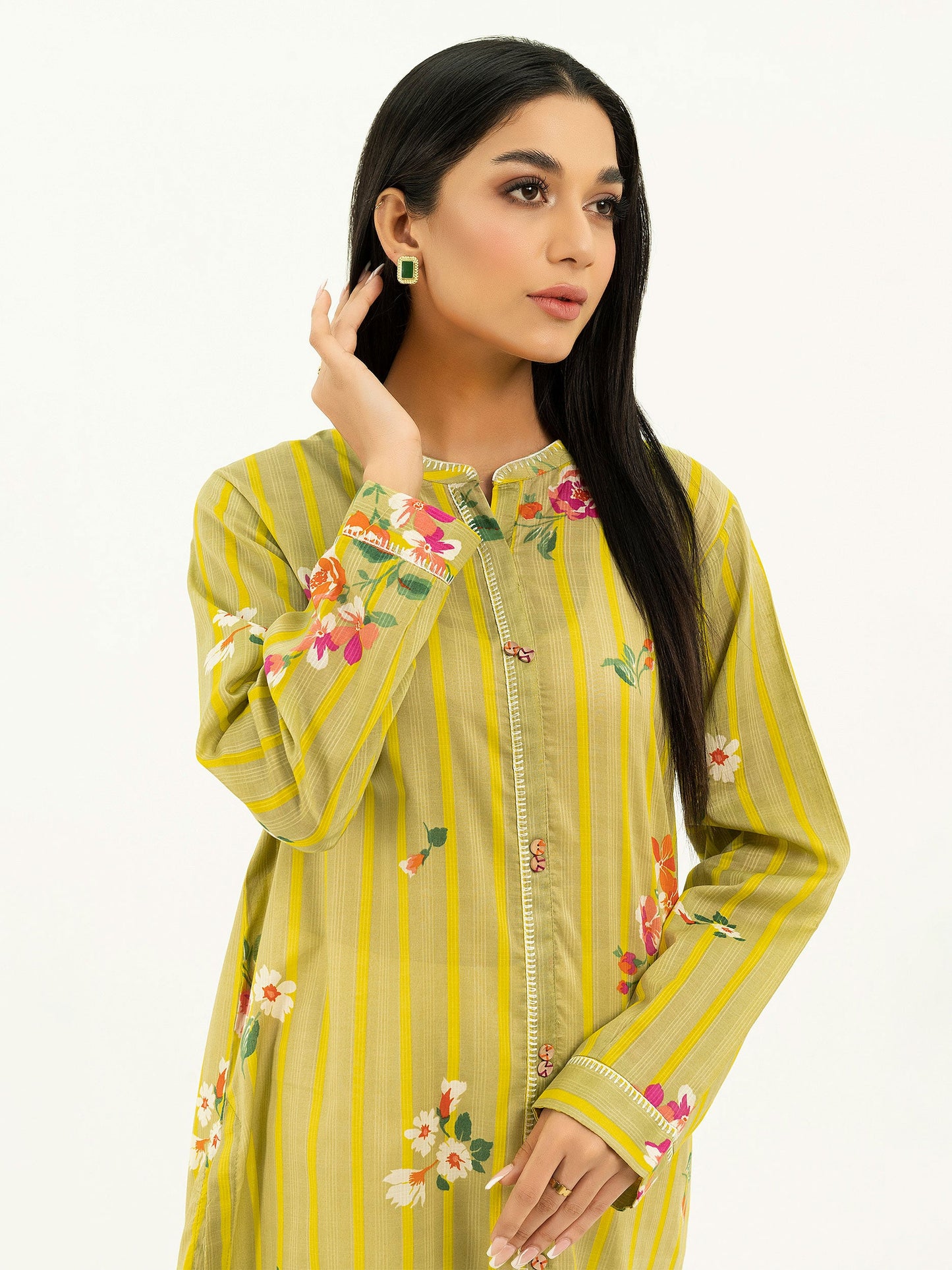 Texture Lawn Shirt-Printed (Pret)