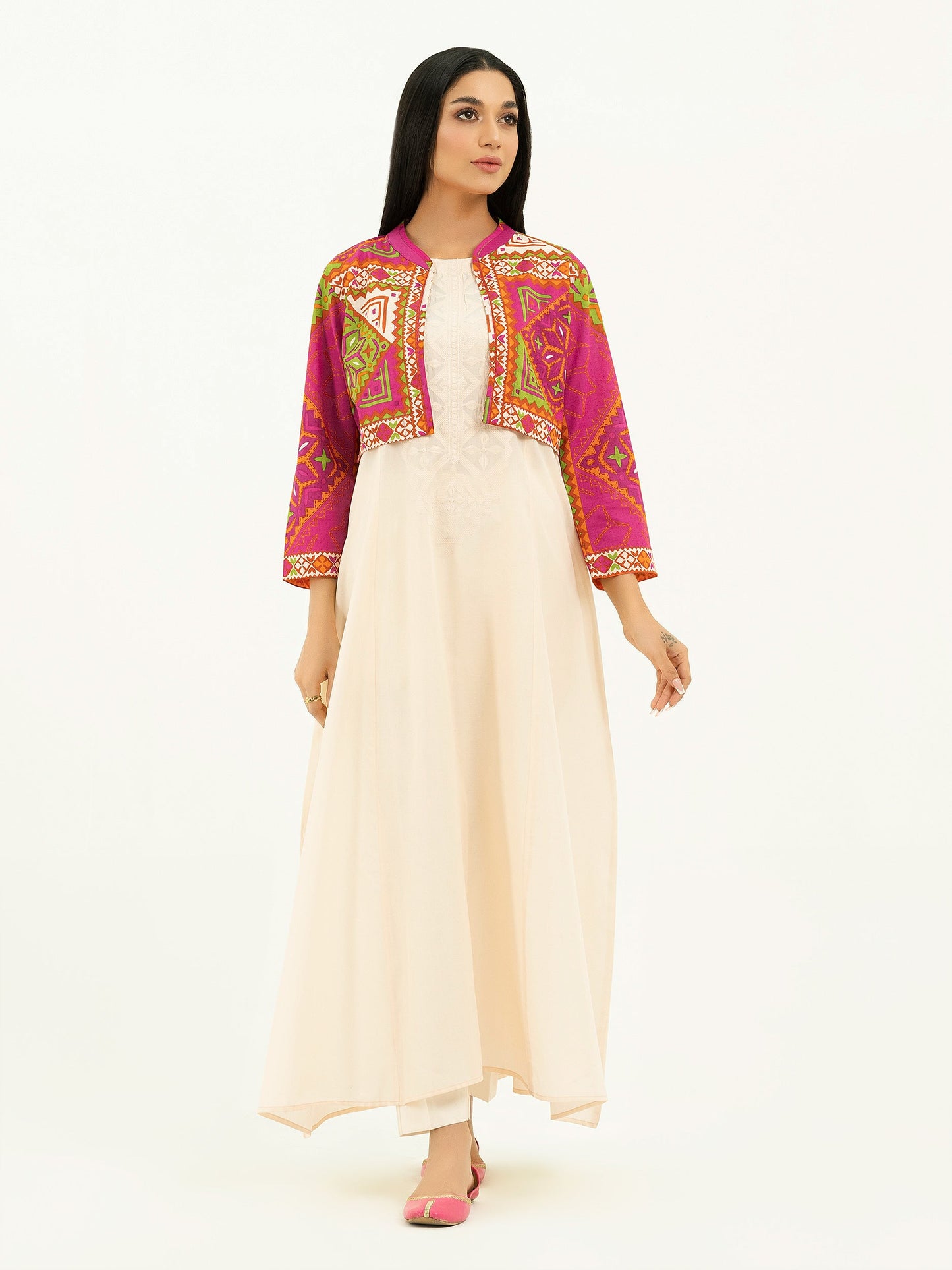 Lawn Frock-Embroidered (Pret)