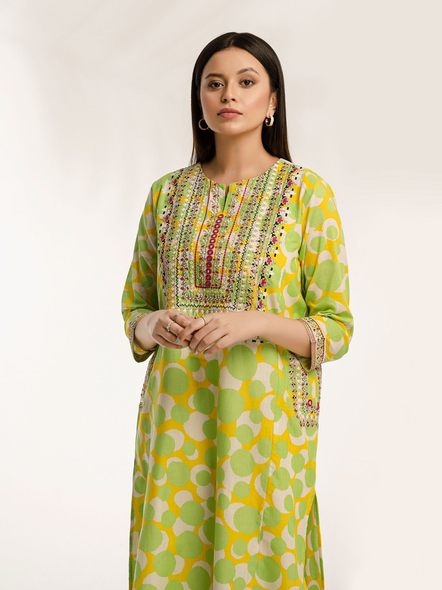 Lawn Shirt-Embroidered (Pret)