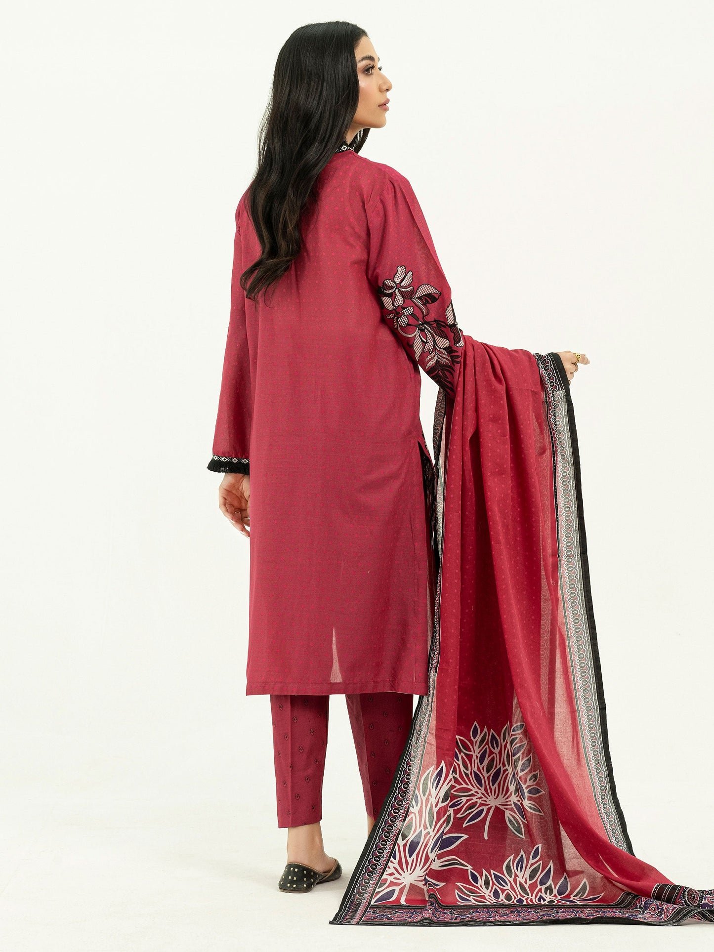 3 Piece Lawn Suit-Embroidered (Pret)