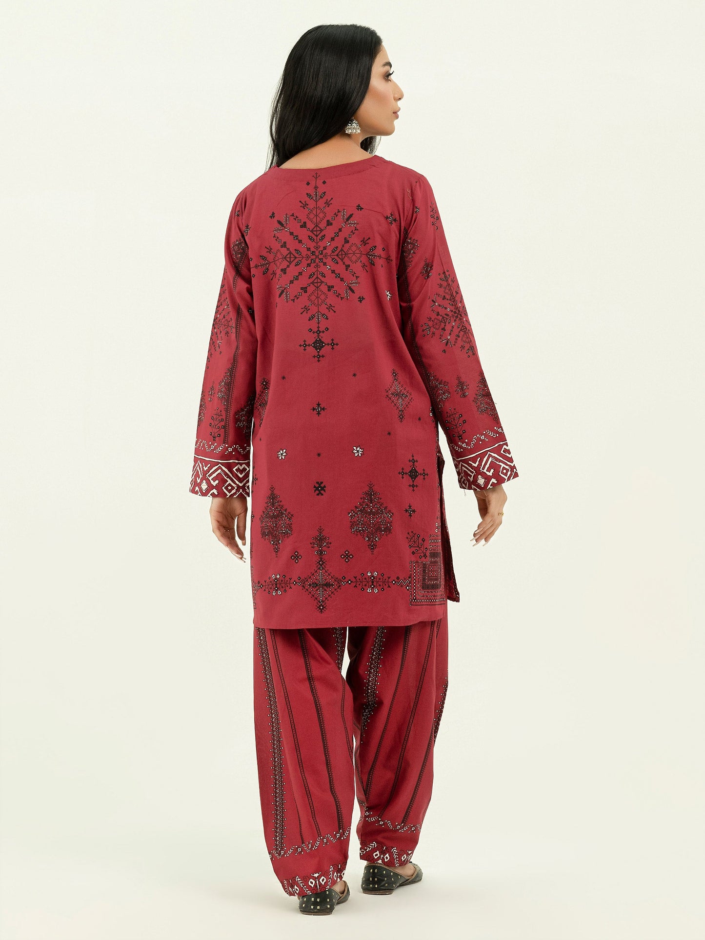 2 Piece Lawn Suit-Paste Print (Pret)