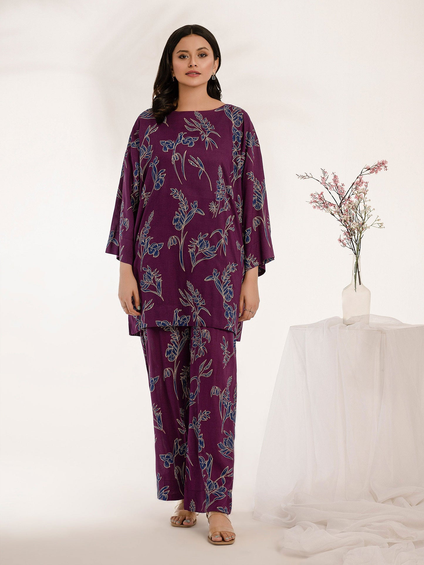 Viscose Lawn Co-ord-Printed (Pret)