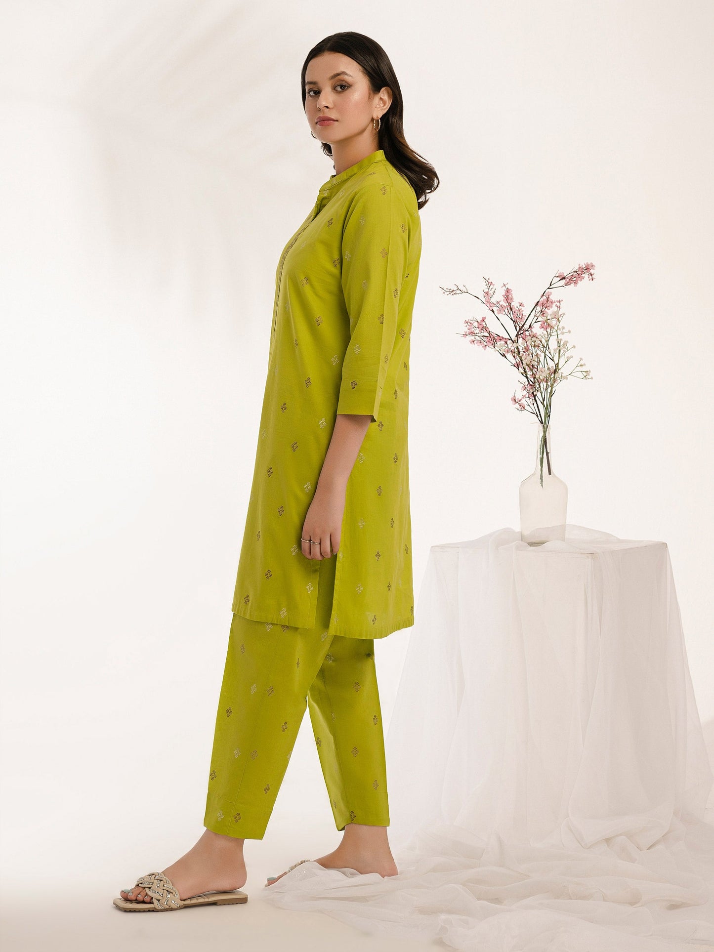 2 Piece Lawn Suit-Pasted (Pret)