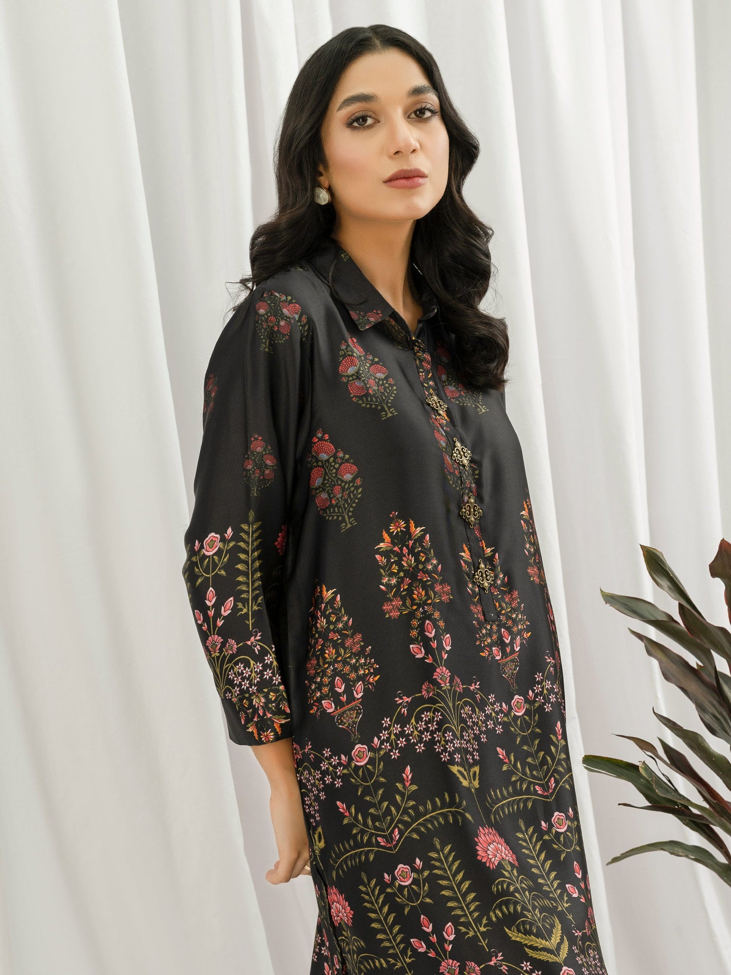 2 Piece Silk Suit- Printed (Pret)