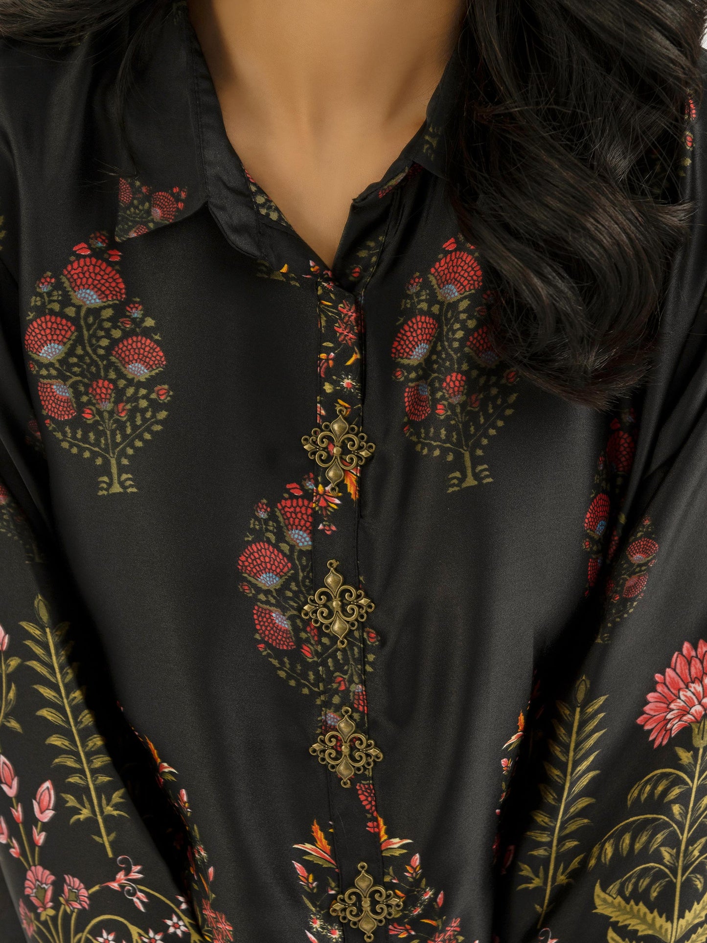 2 Piece Silk Suit- Printed (Pret)