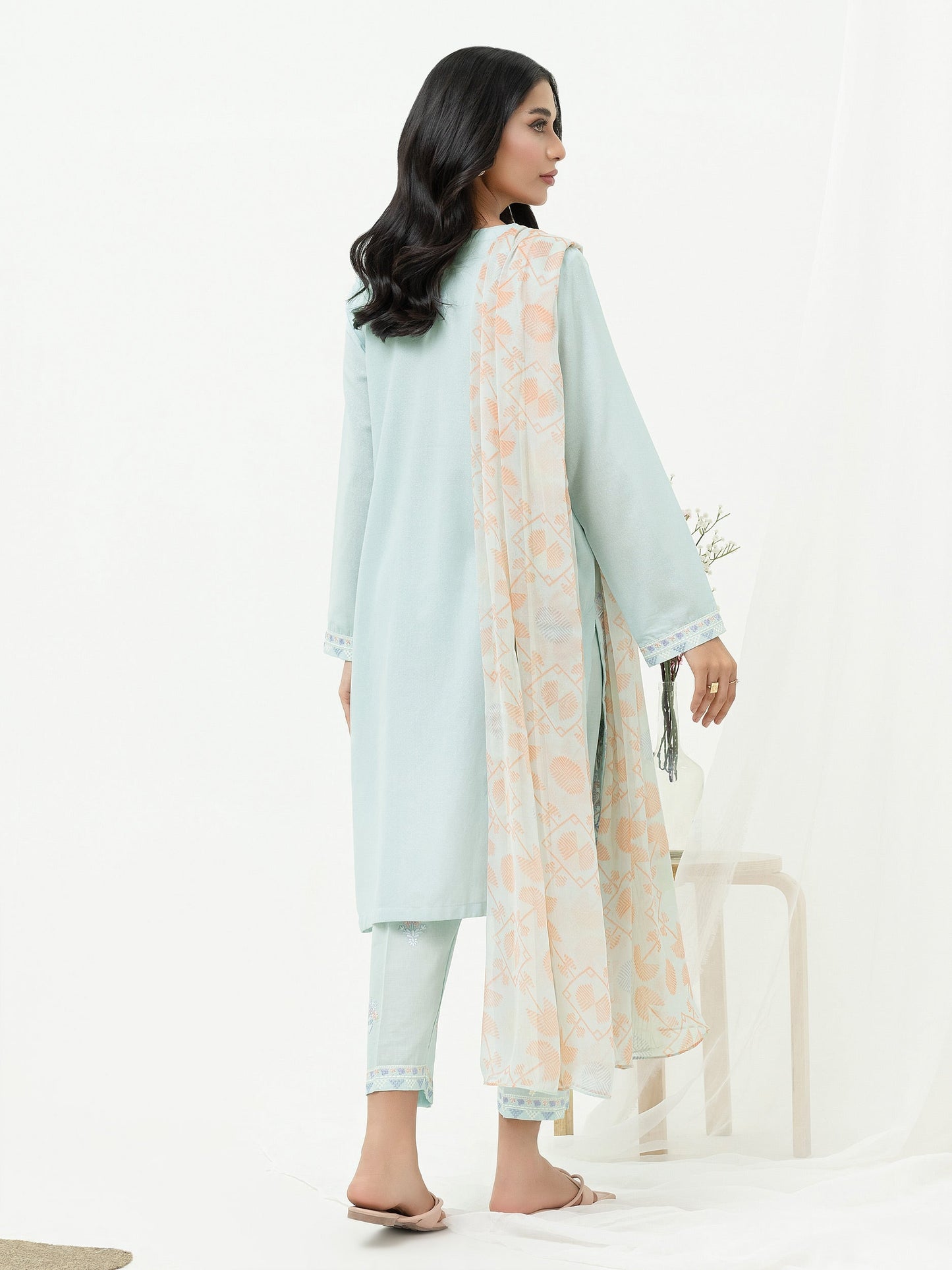 3 Piece Karandi Lawn Suit-Embroidered (Pret)