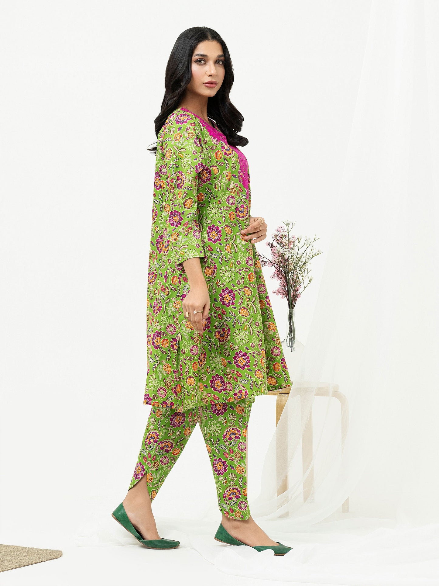 2 Piece Lawn Suit-Embroidered (Pret)