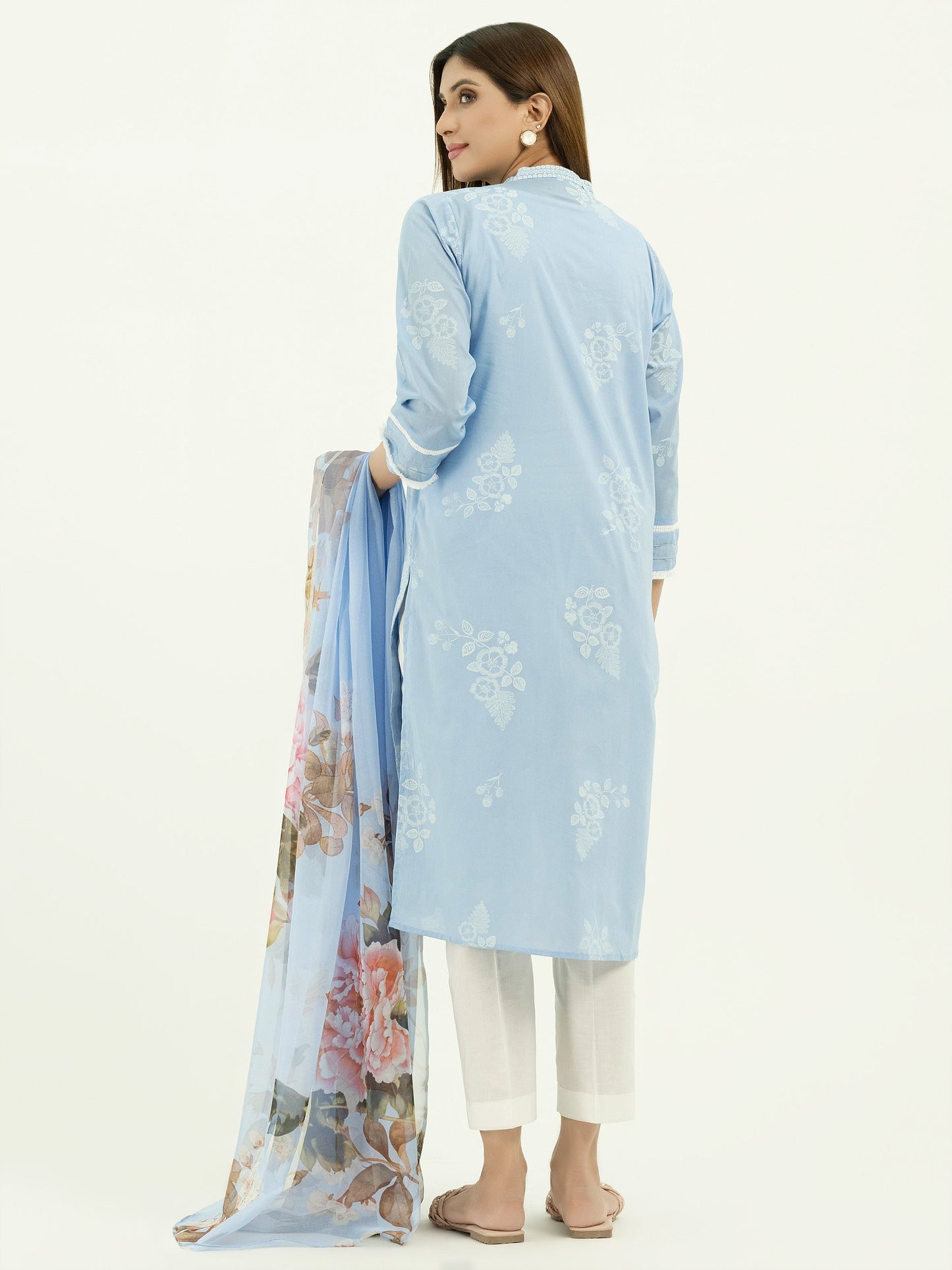 2 Piece Lawn Suit-Paste Print (Pret)