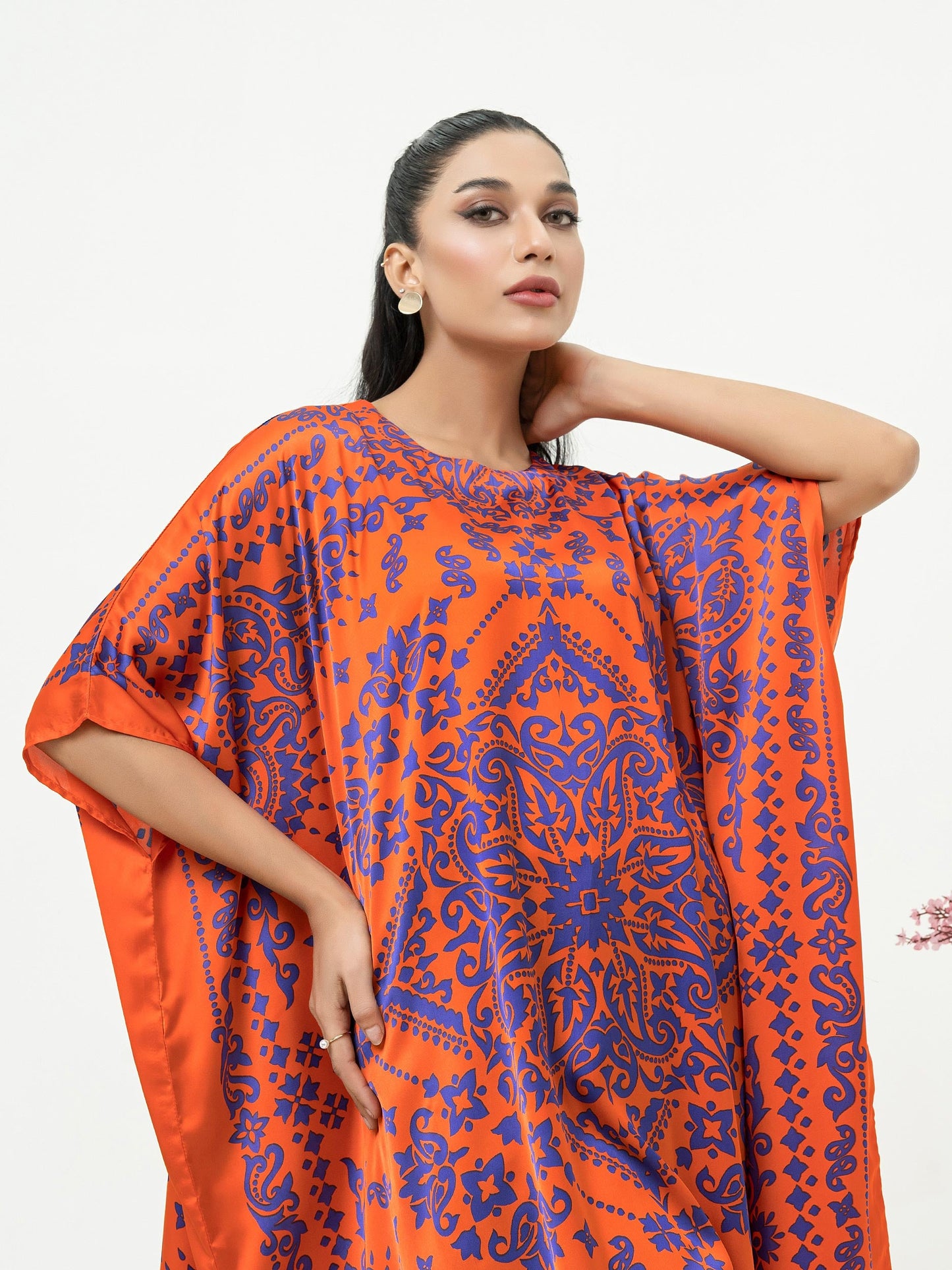 Silk Kaftan-Printed (Pret)