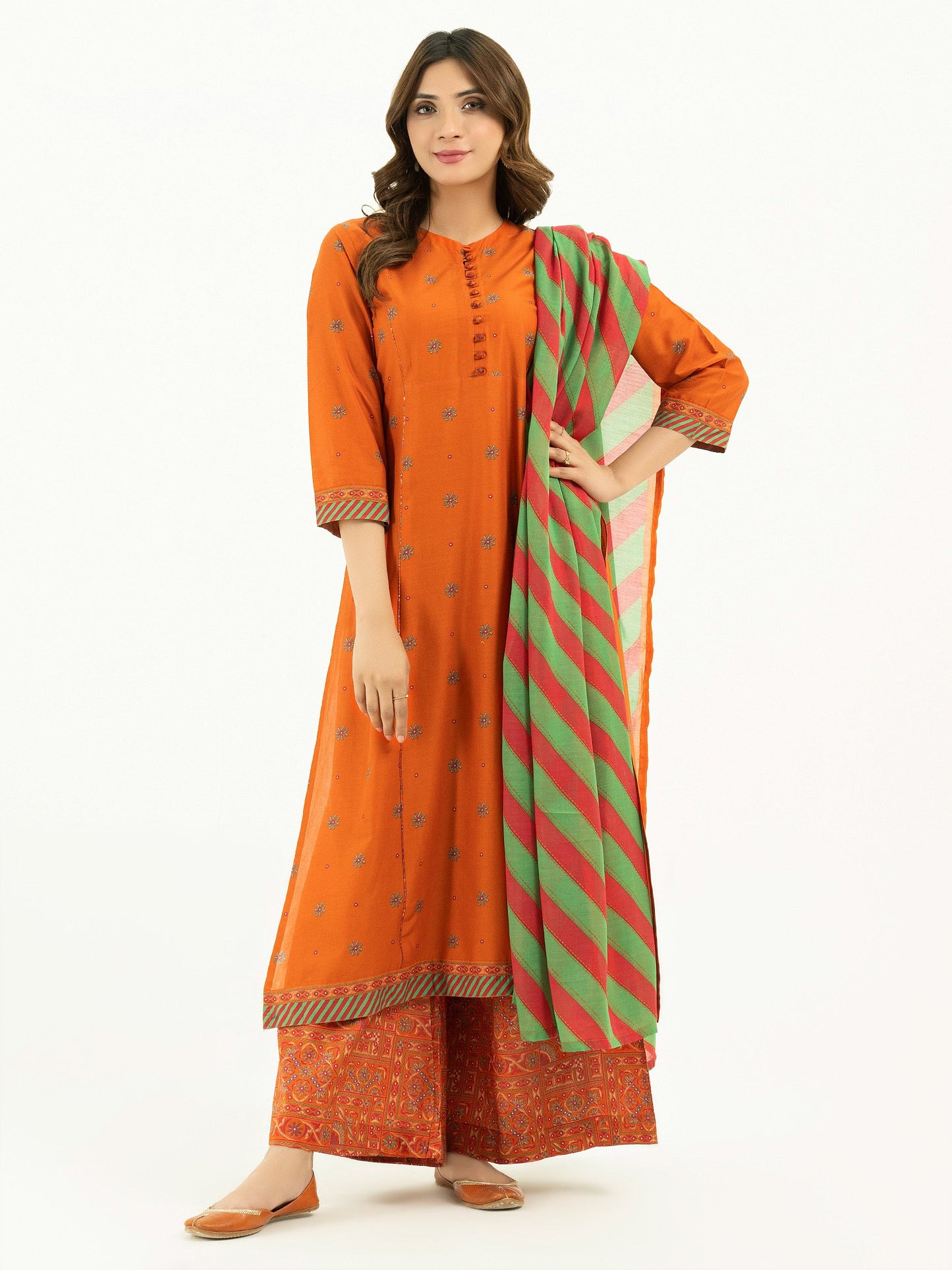 3 Piece Lawn Suit-Printed (Pret)