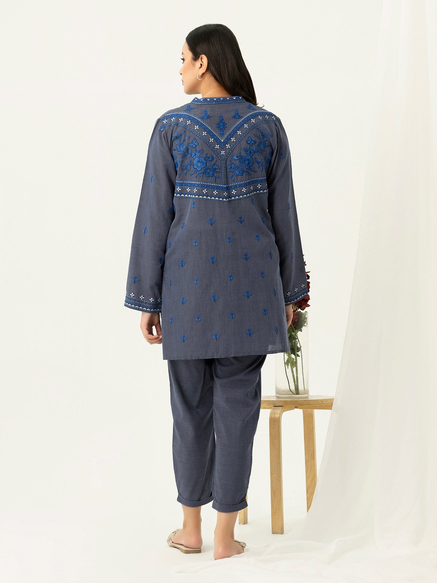 Yarn Dyed Co-ord-Embroidered (Pret)