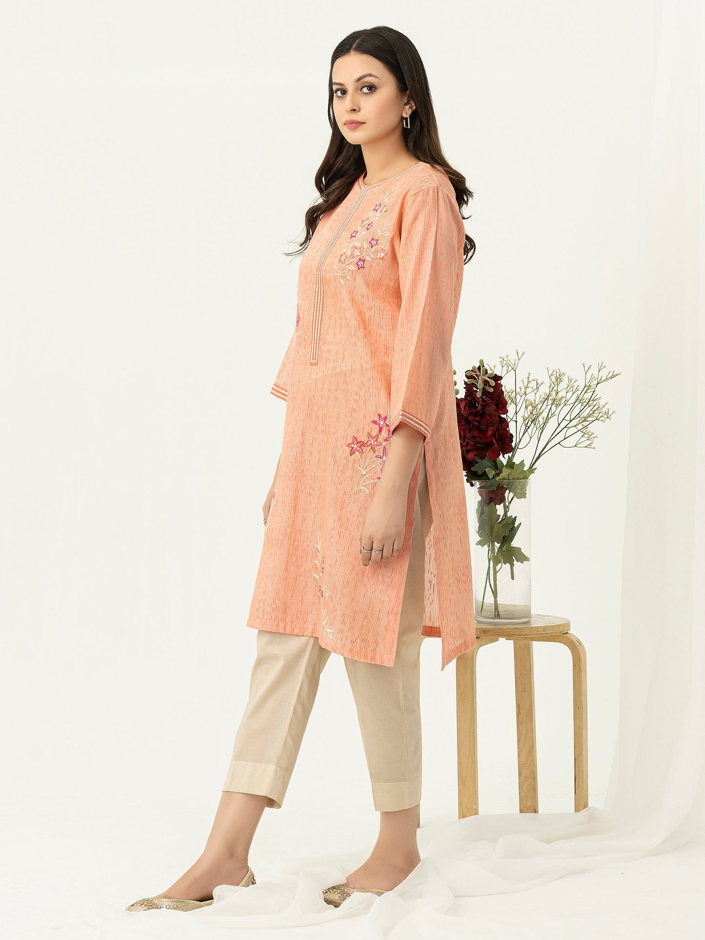 Yarn Dyed Shirt-Embroidered (Pret)