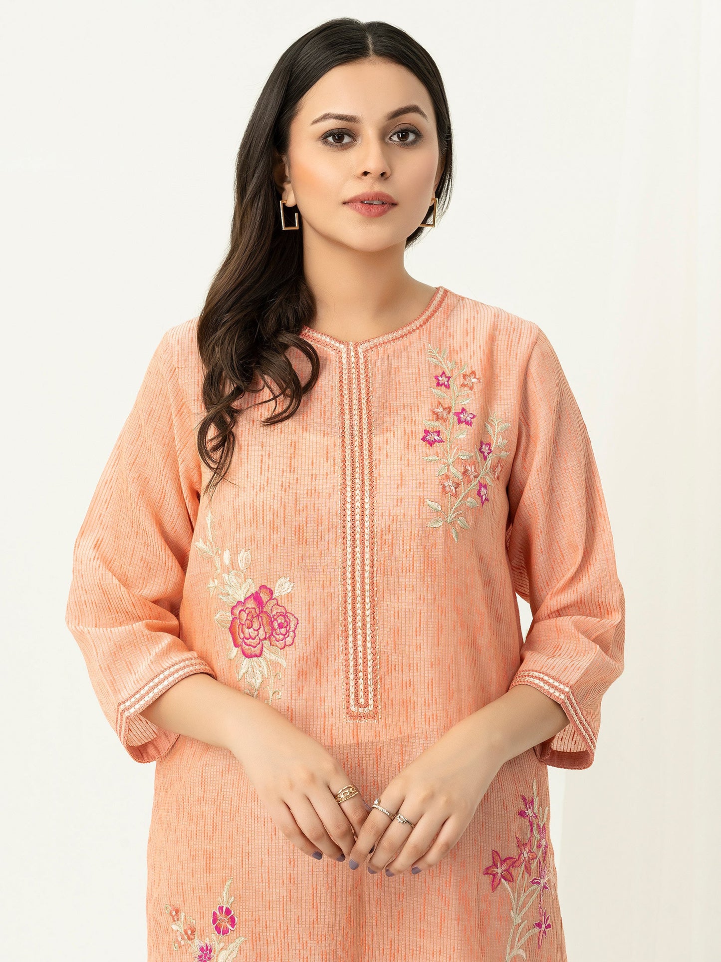 Yarn Dyed Shirt-Embroidered (Pret)