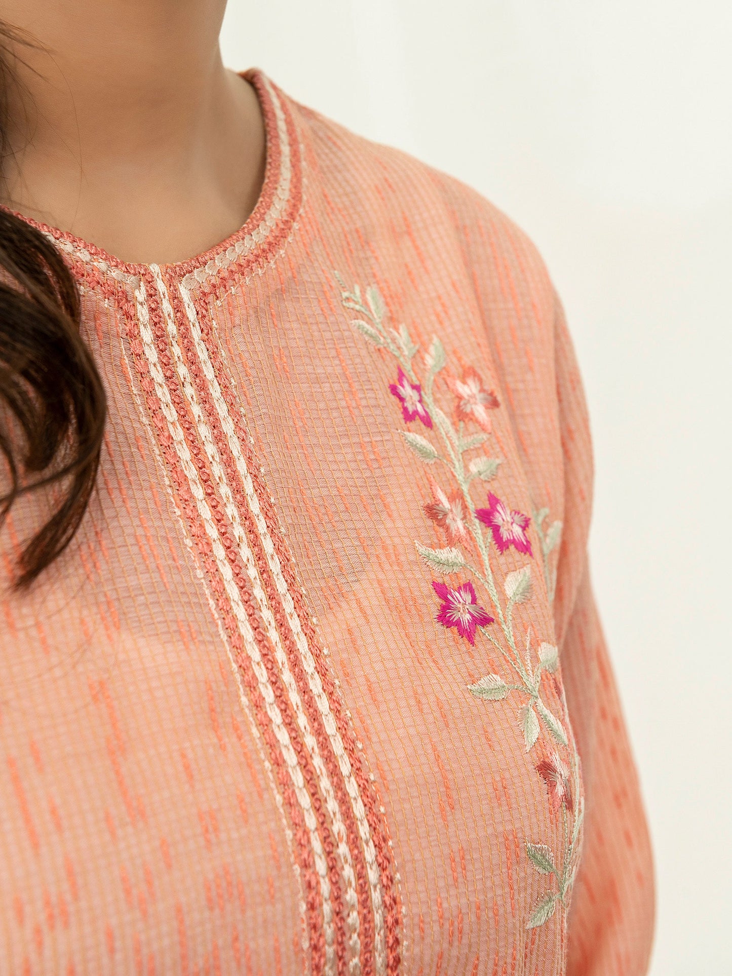 Yarn Dyed Shirt-Embroidered (Pret)