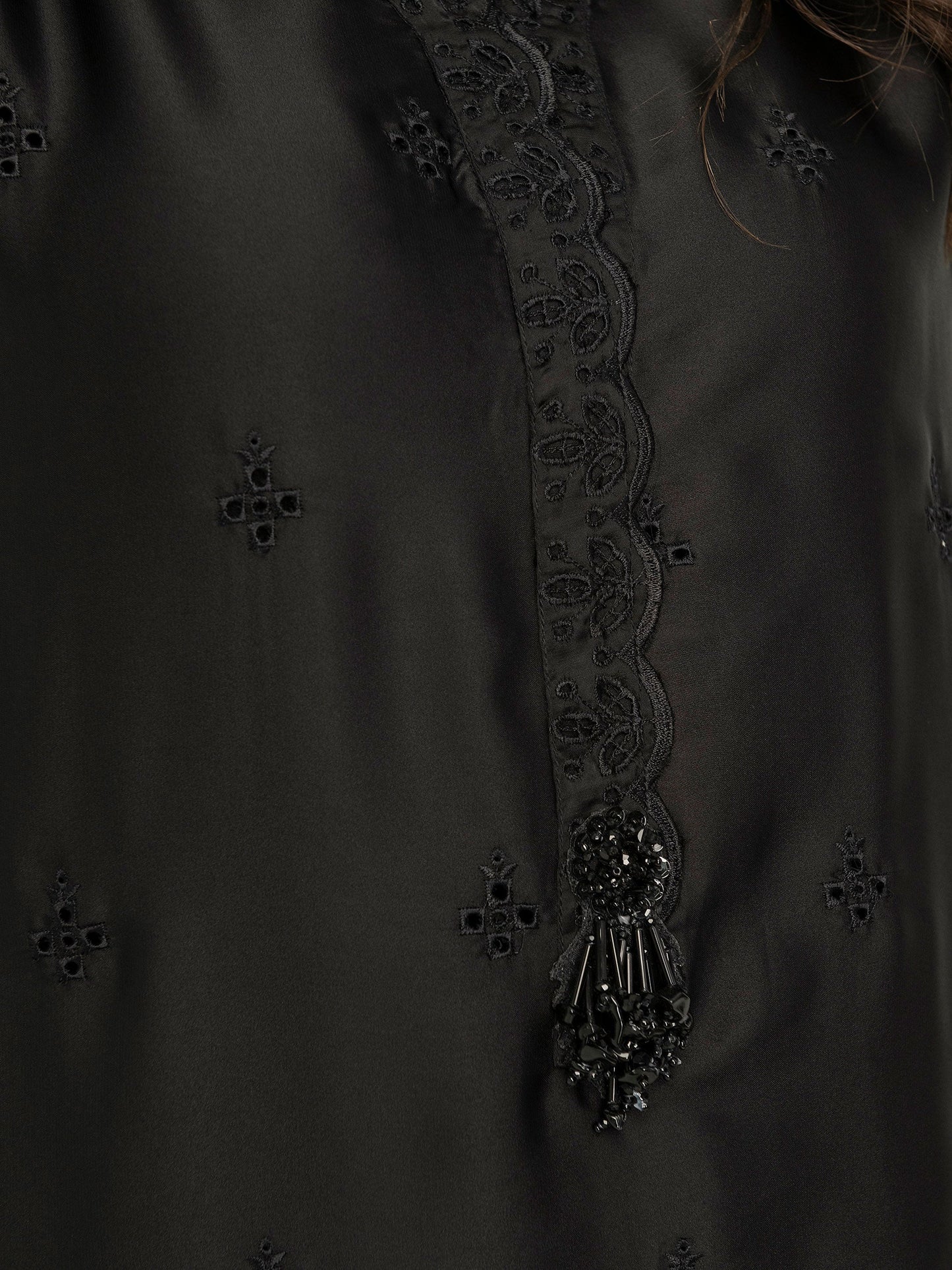 Silk Shirt-Embroidered (Pret)