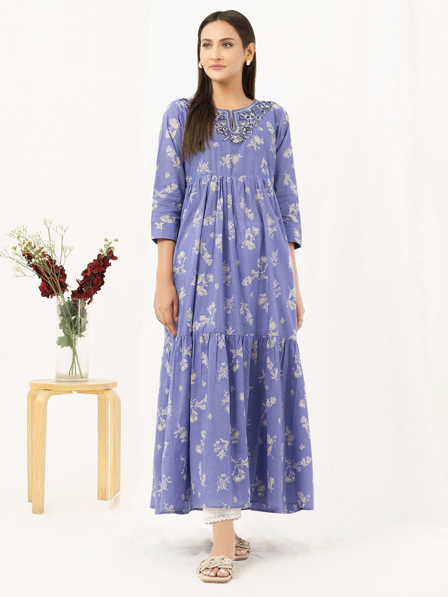 Lawn Gypsy Dress- Printed (Pret)