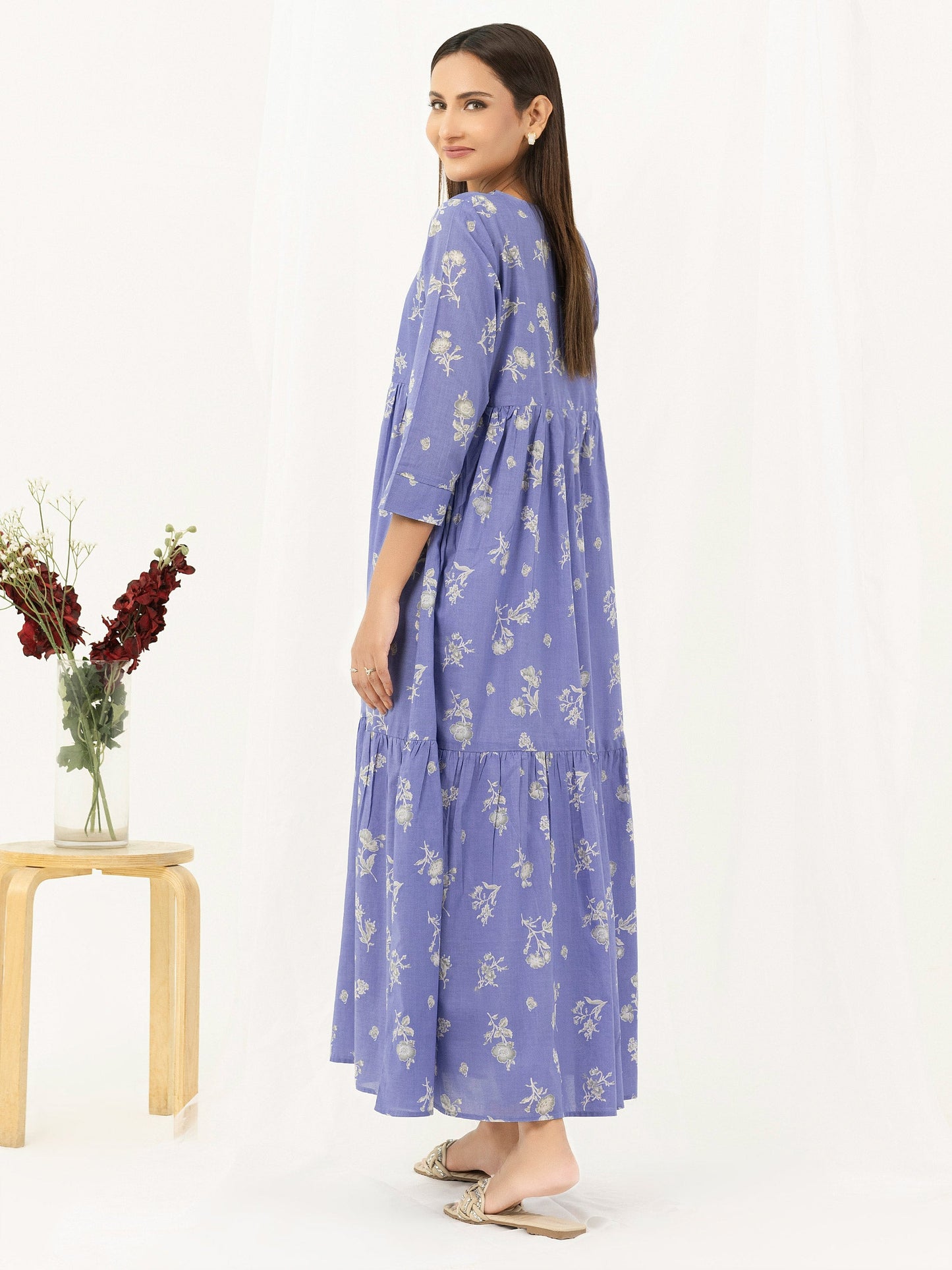 Lawn Gypsy Dress- Printed (Pret)