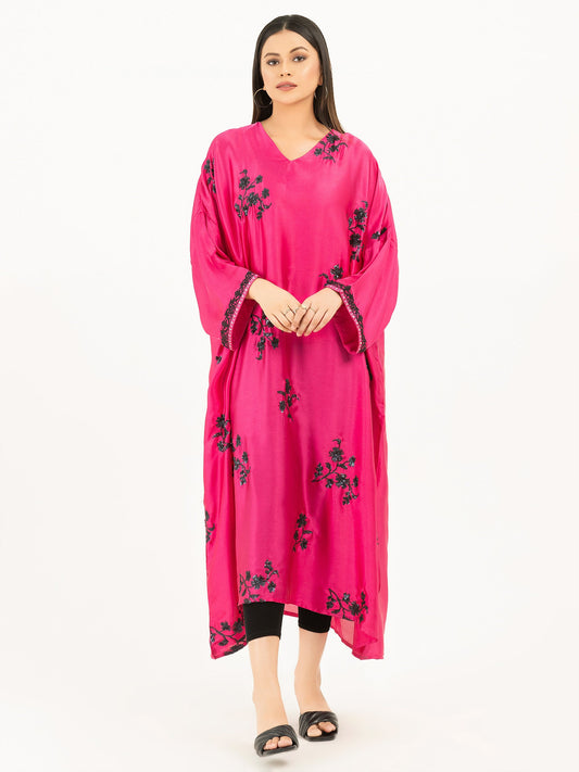 Silk Kaftan-Embroidered (Pret)