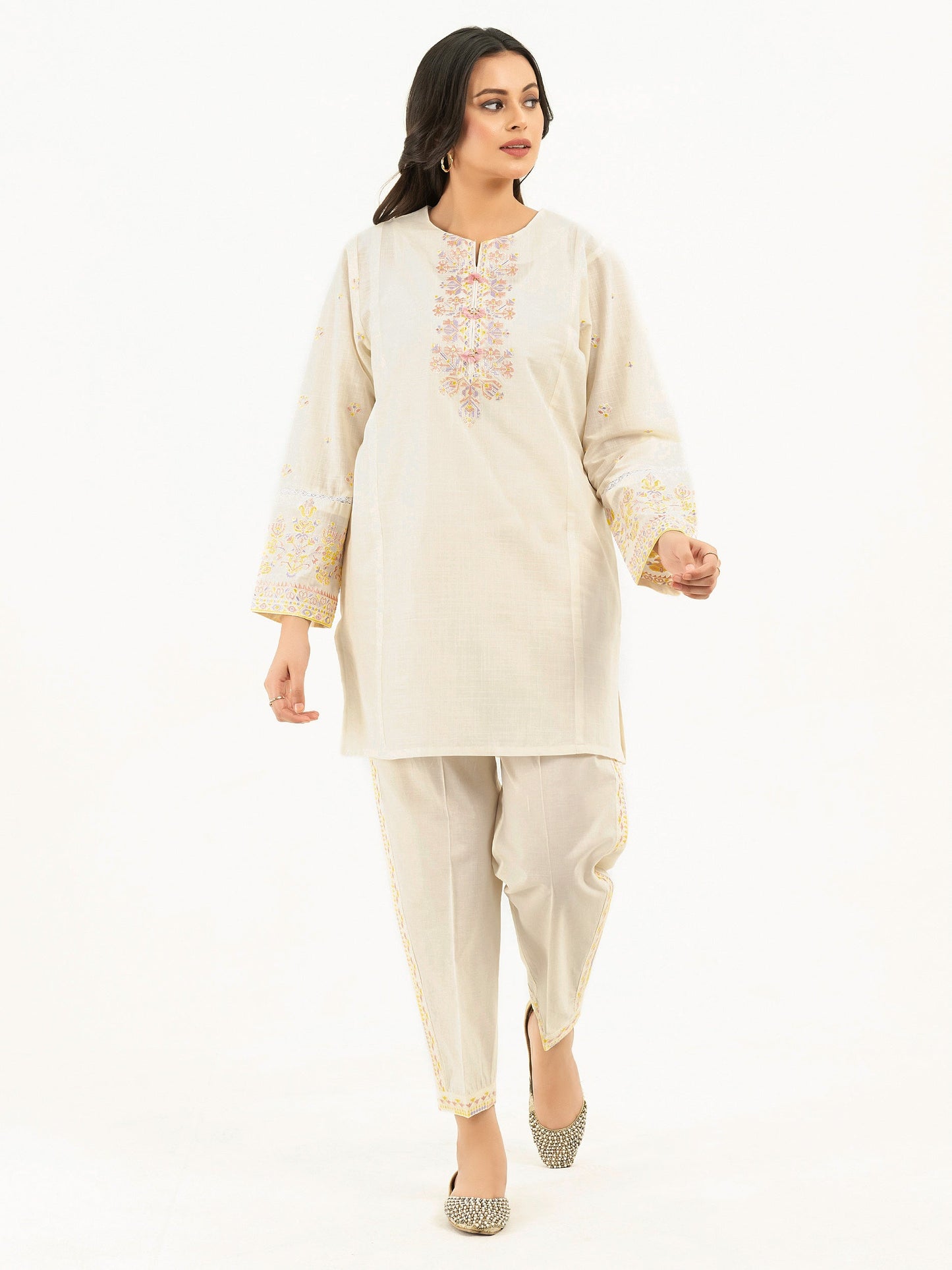 2 Piece Lawn Suit-Embroidered  (Pret)