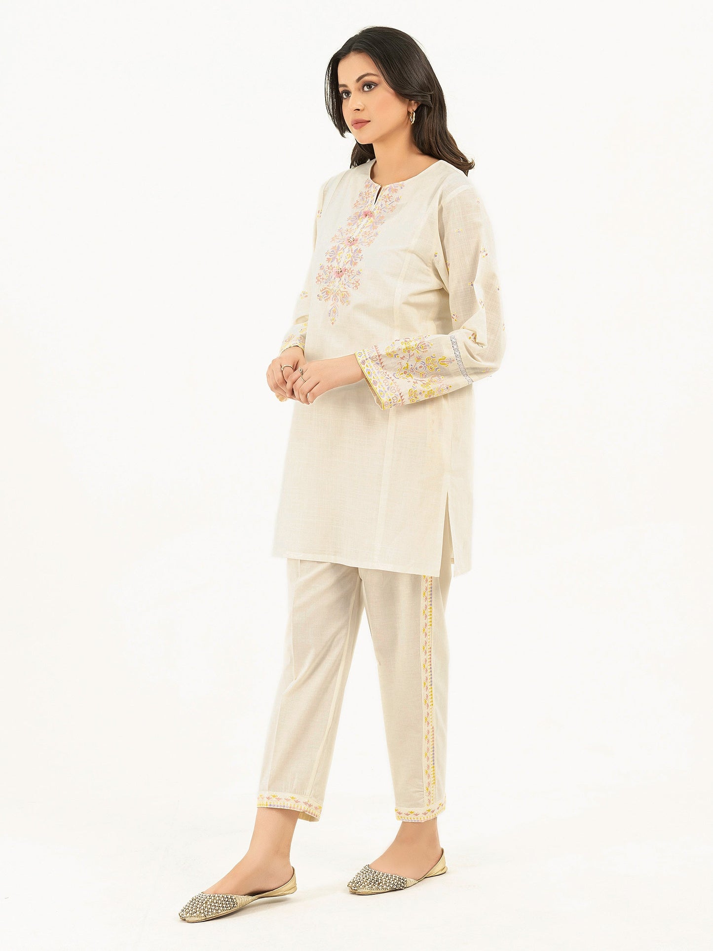 2 Piece Lawn Suit-Embroidered  (Pret)