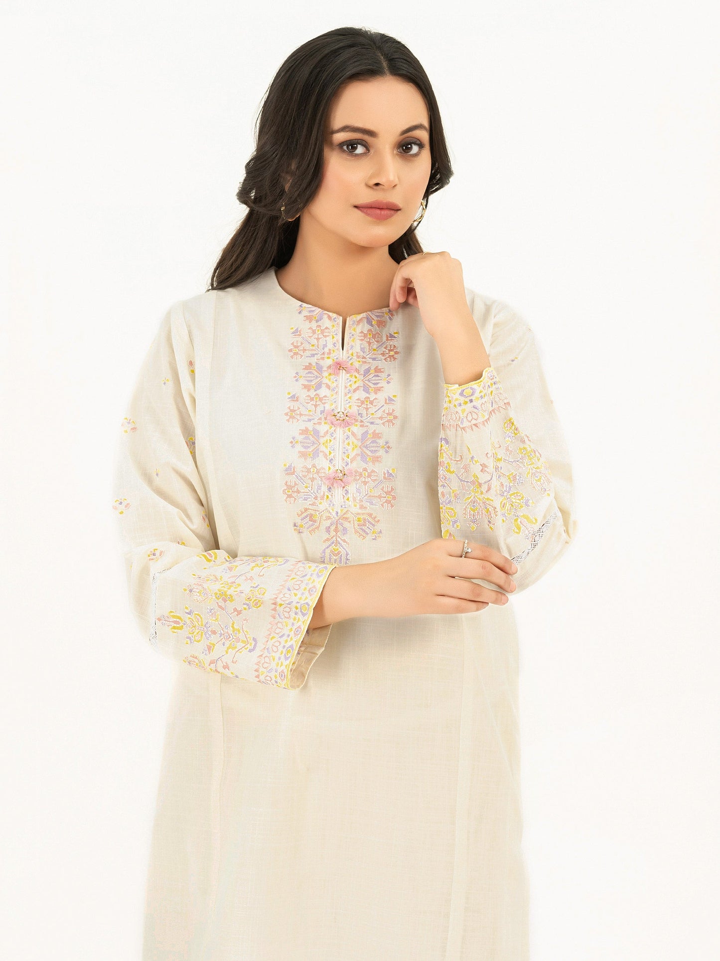 2 Piece Lawn Suit-Embroidered  (Pret)