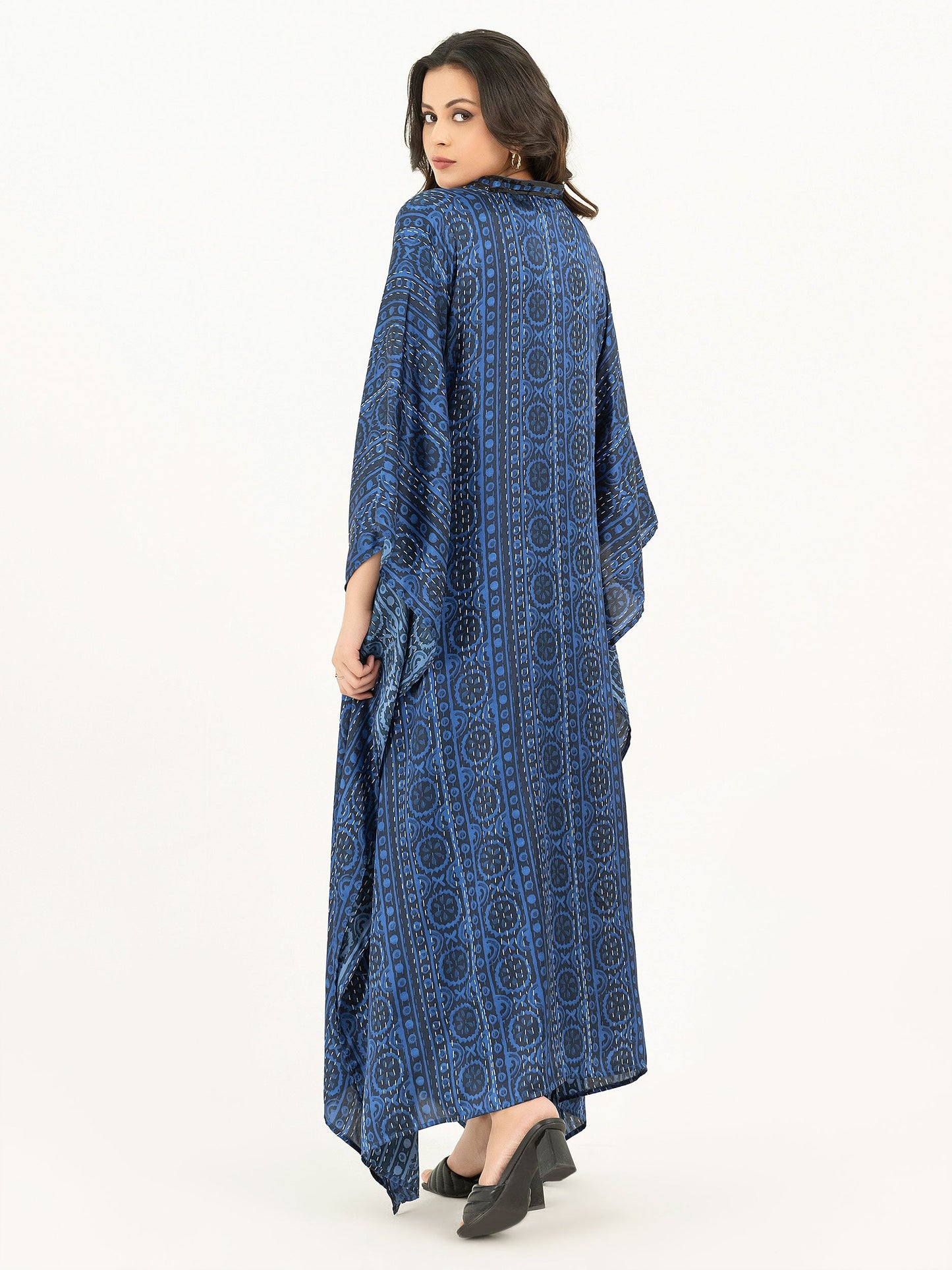 Silk Kaftan-Printed (Pret)