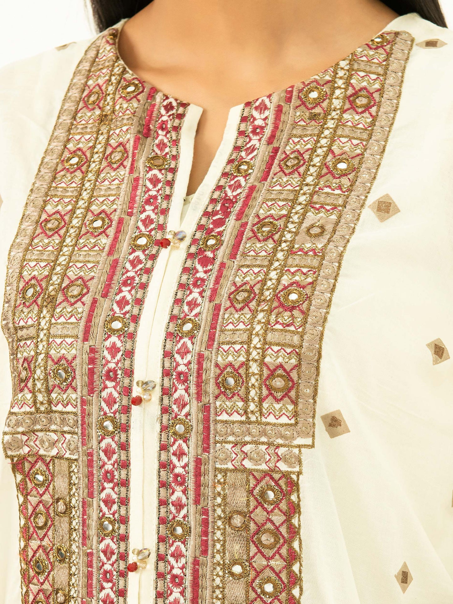 2 Piece Lawn Suit-Embroidered (Pret)