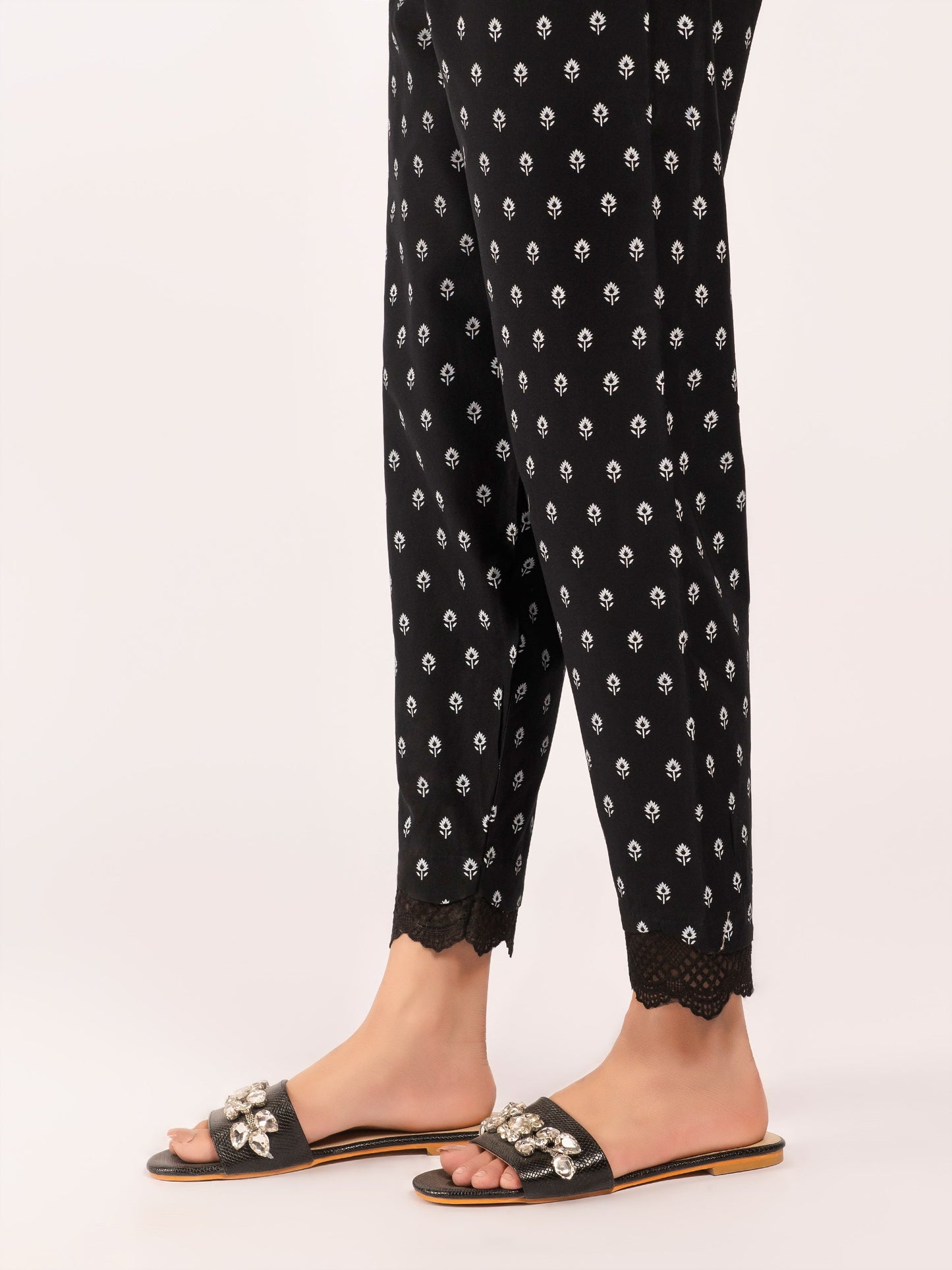 Printed Cambric Trousers(Pret)