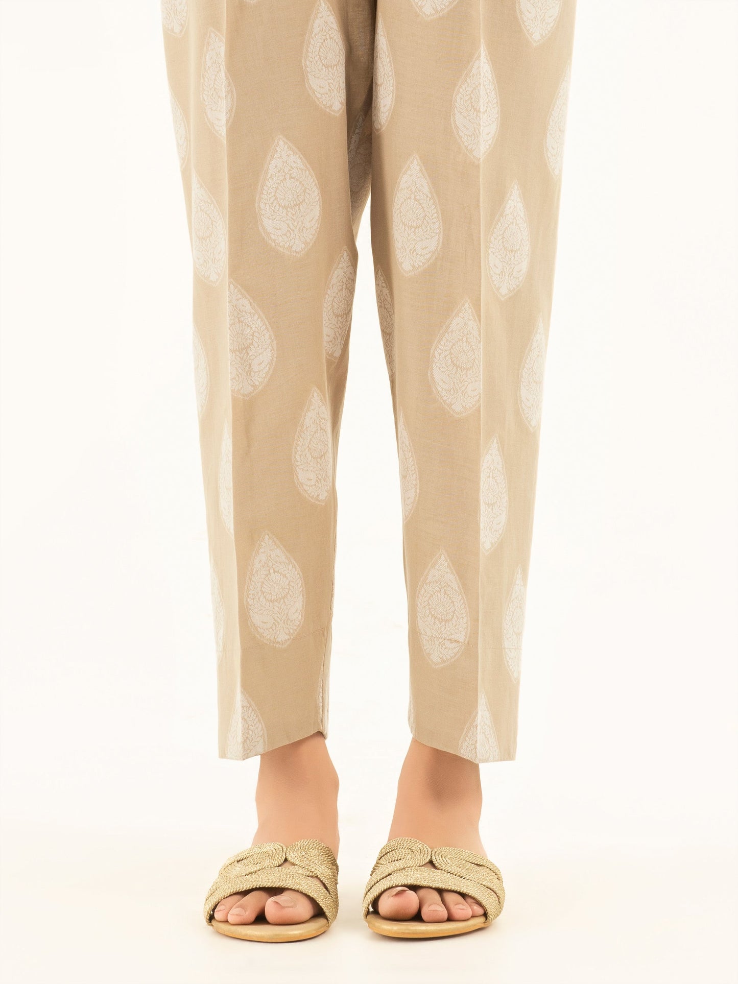 Printed Jacquard Trousers(Pret)