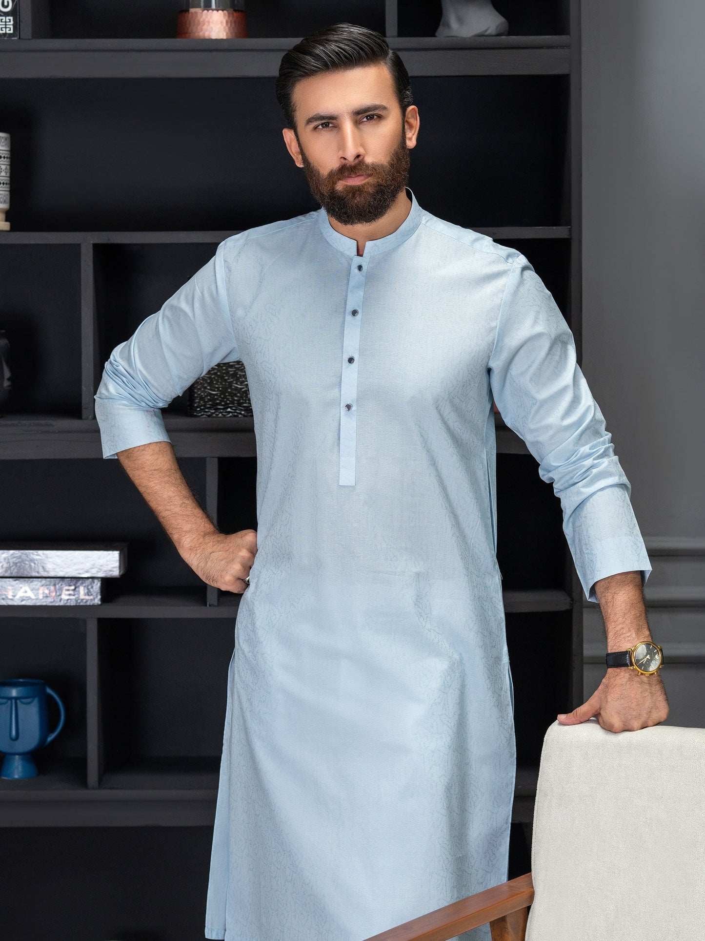 Jacquard Kurta