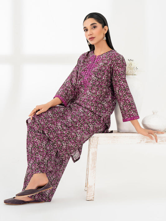 2 Piece Lawn Suit-Embroidered (Pret)