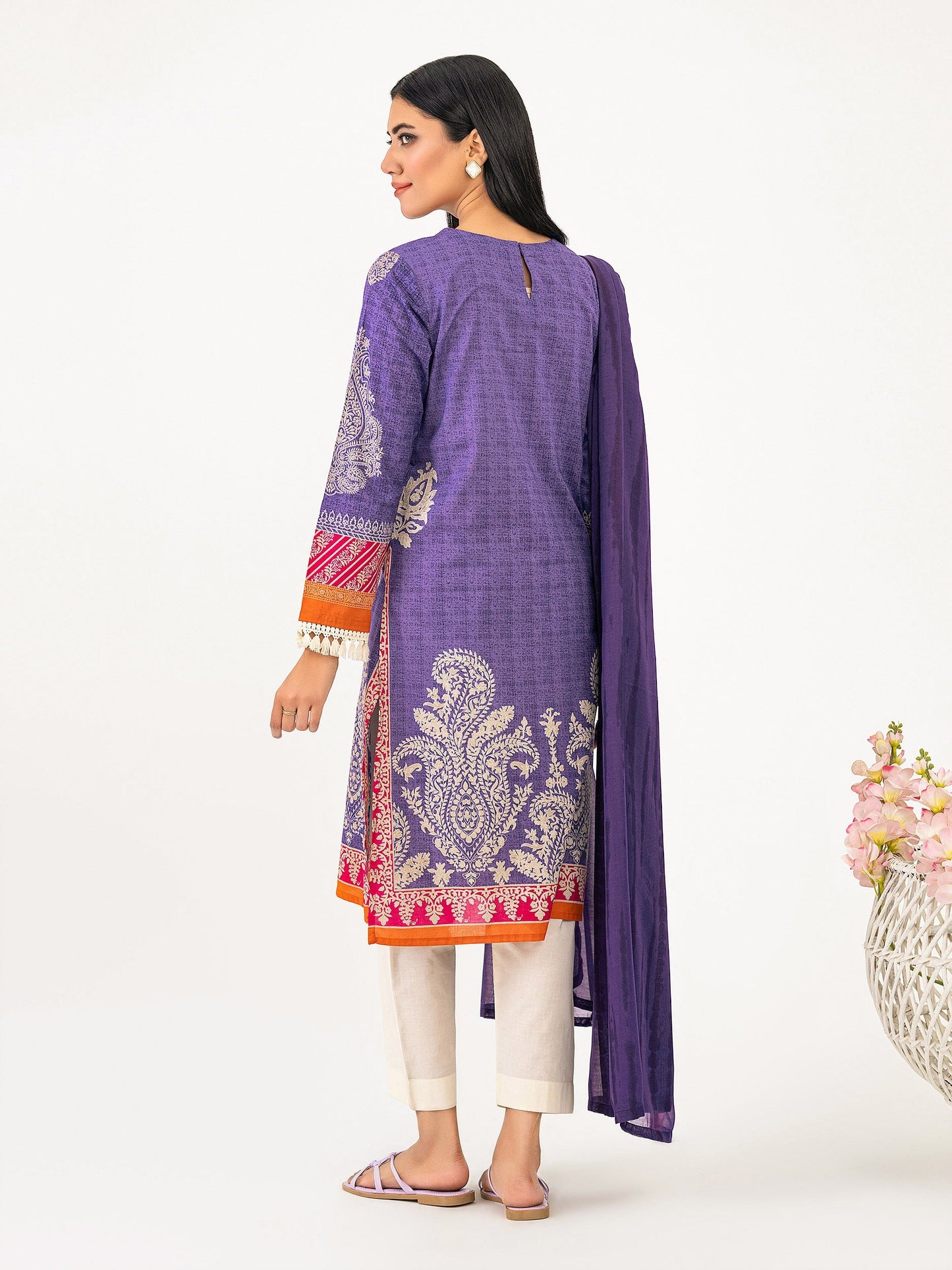 2 Piece Lawn Suit-Embroidered (Pret)