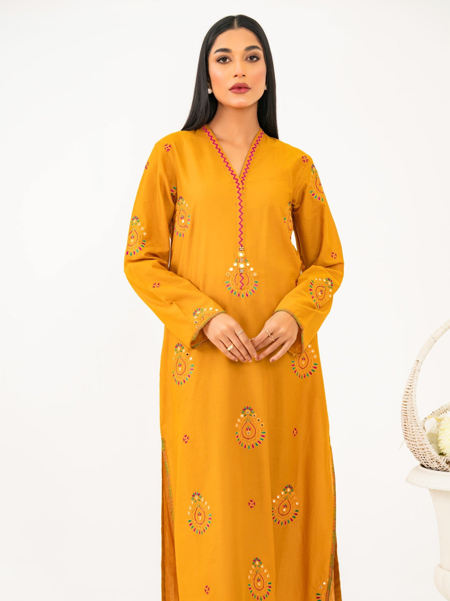 2 Piece Lawn Suit-Embroidered (Pret)