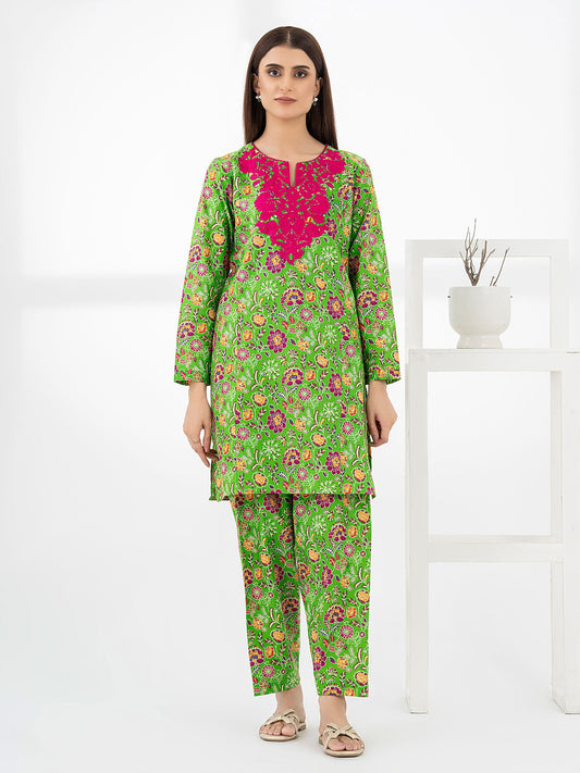 2 Piece Lawn Suit-Paste Print (Pret)