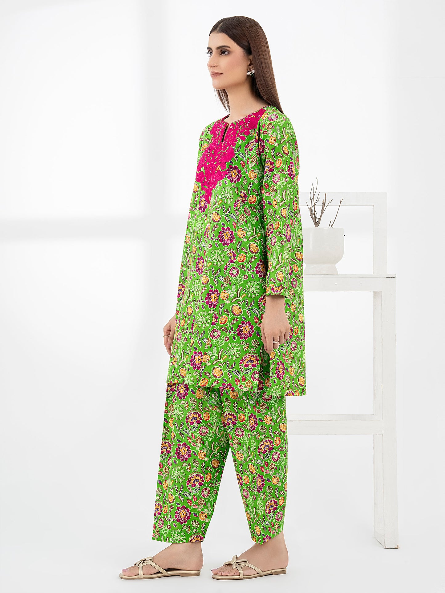 2 Piece Lawn Suit-Paste Print (Pret)