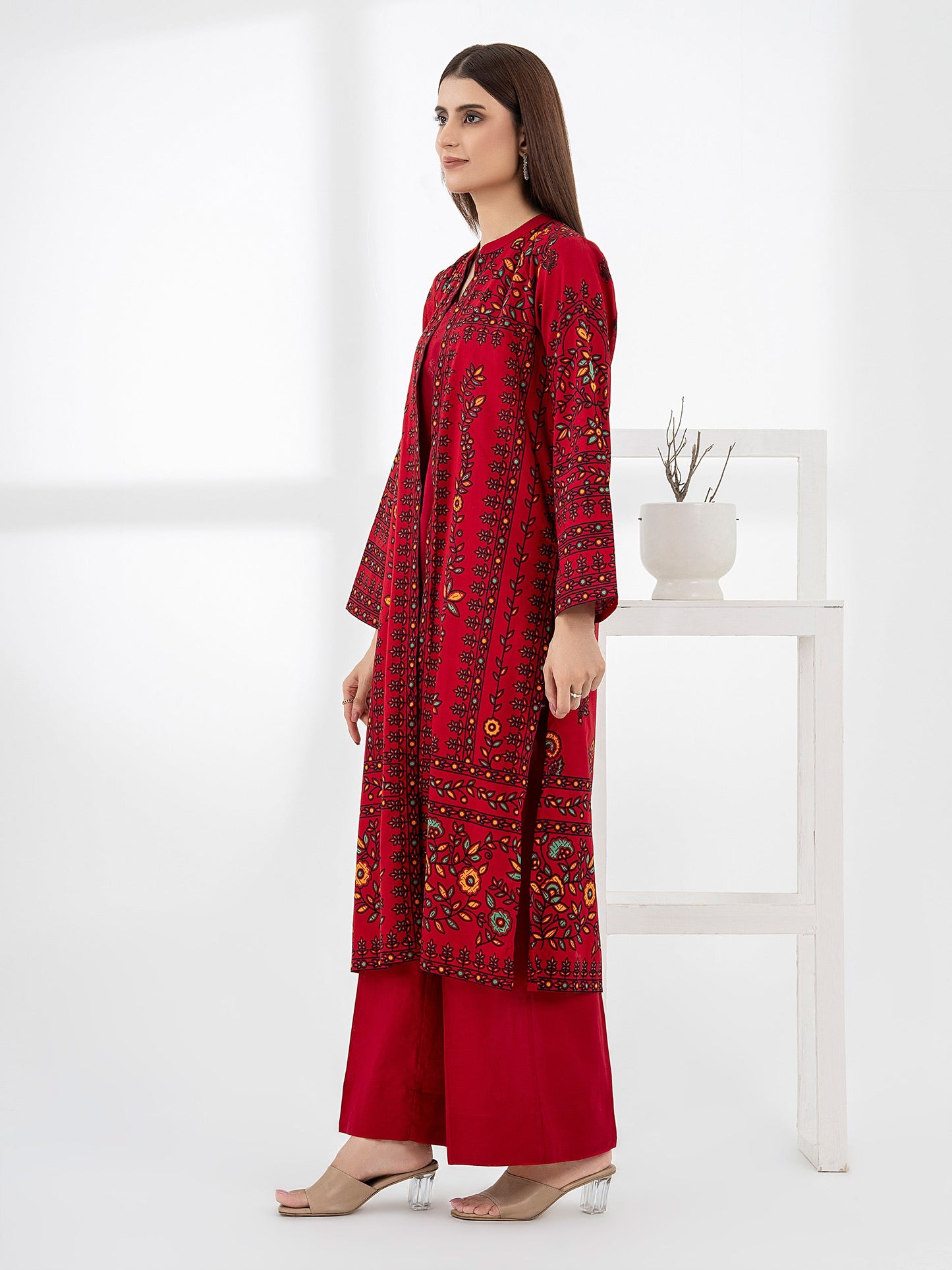 2 Piece Lawn Suit-Embroidered (Pret)