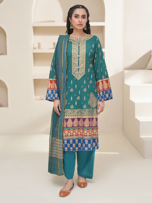 2 Piece Lawn Suit-Paste Print (Unstitched)