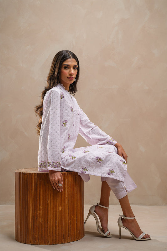 2 PIECE EMBROIDERED LAWN SUIT (LUXURY-PRET)