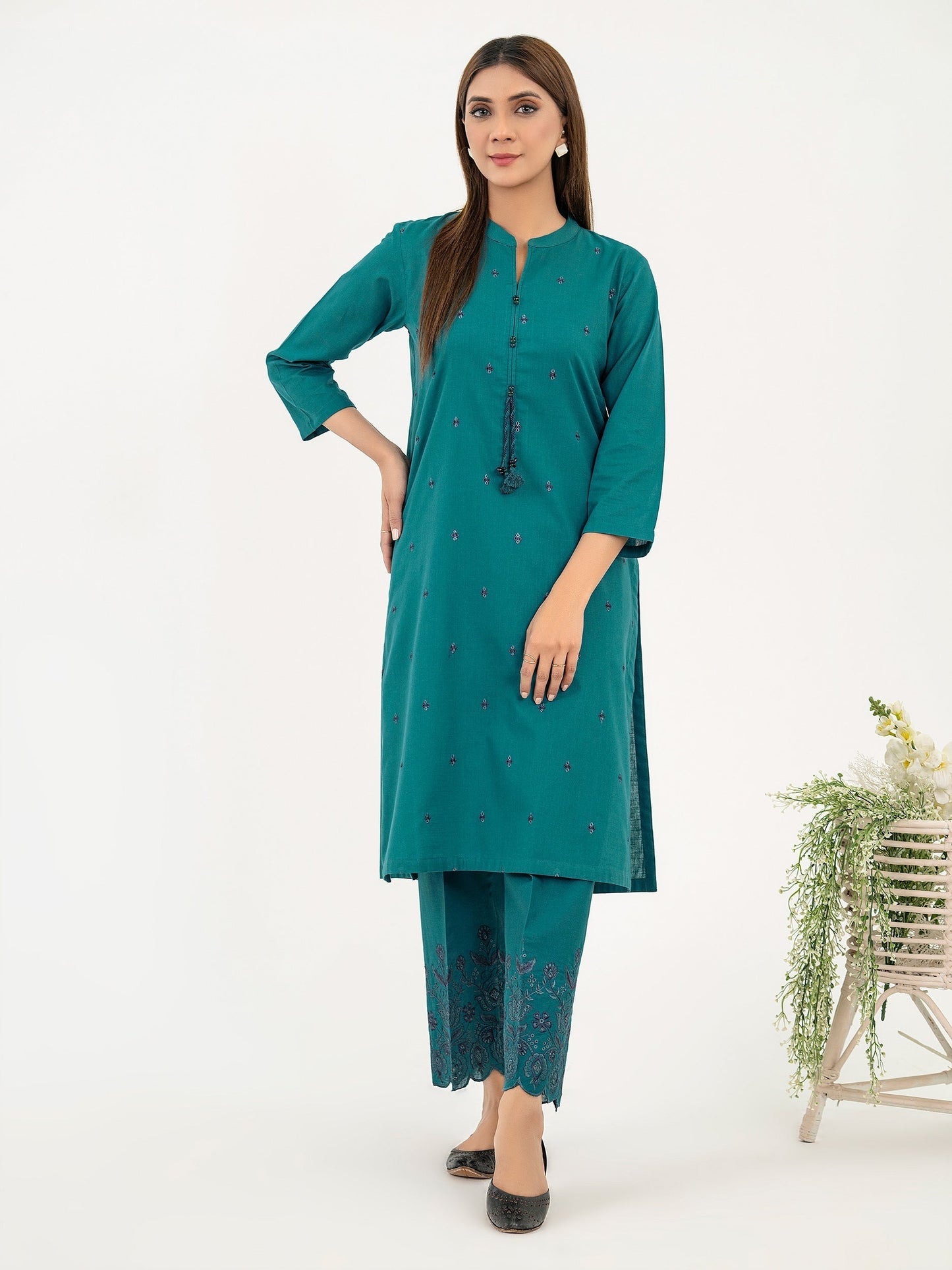 2 Piece Lawn Suit-Embroidered (Pret)