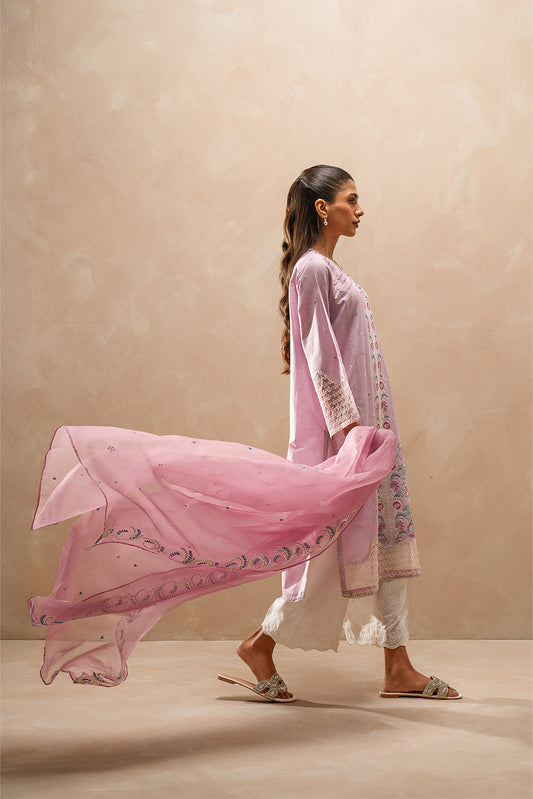 2 PIECE EMBROIDERED LAWN SUIT (LUXURY-PRET)