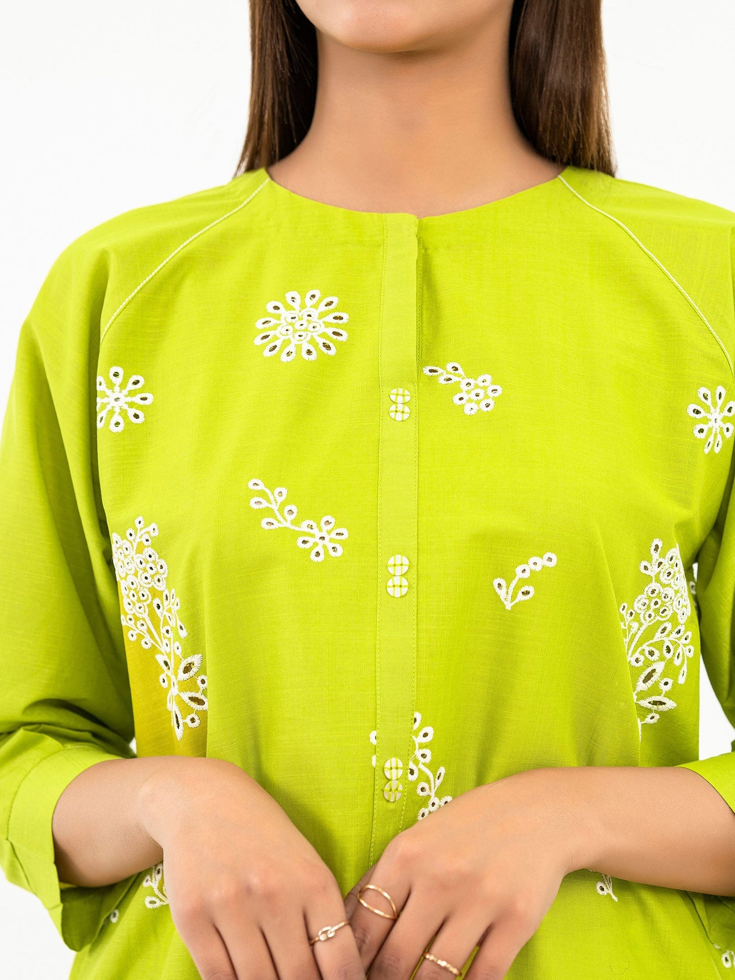 Lawn Shirt-Embroidered (Pret)