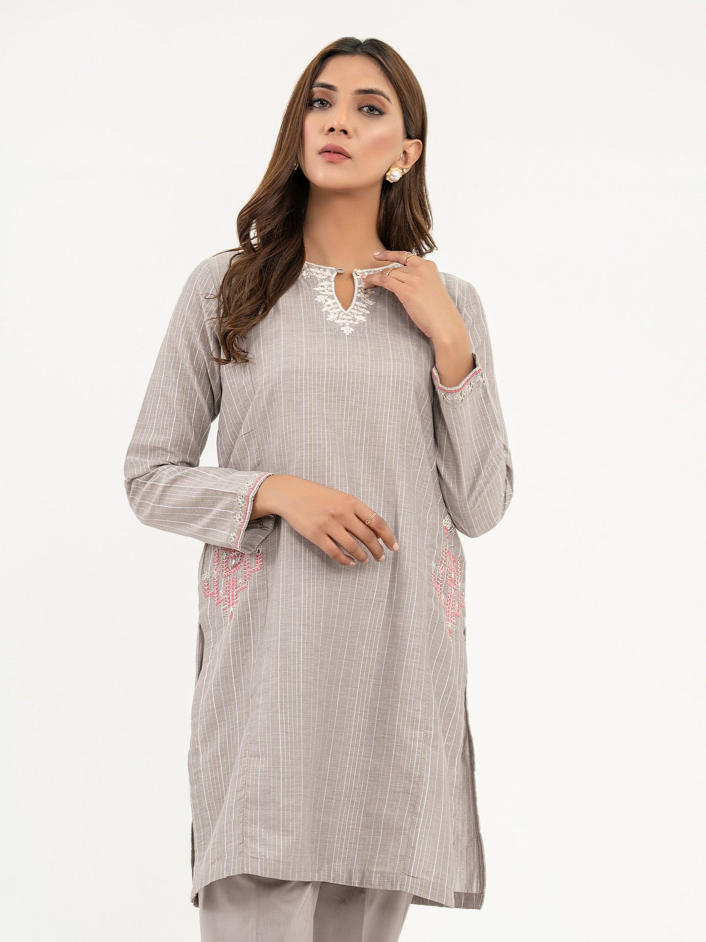 2 Piece Lawn Suit-Embroidered (Pret)