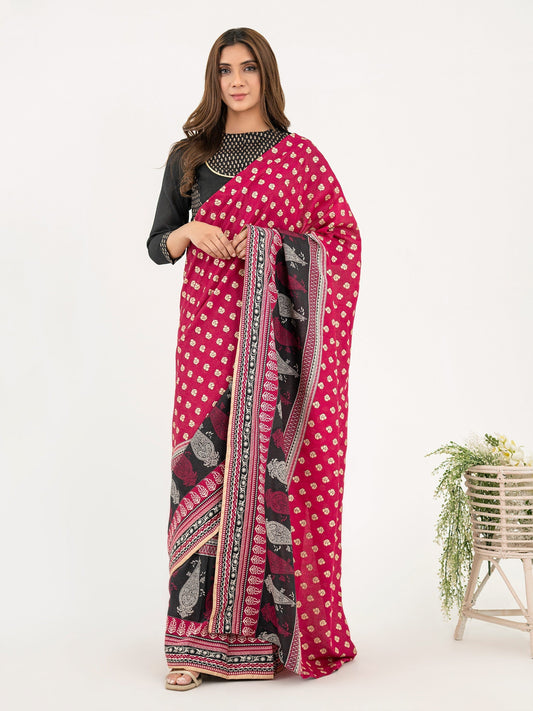 2 Piece Missouri Saree-Paste Print (Pret)