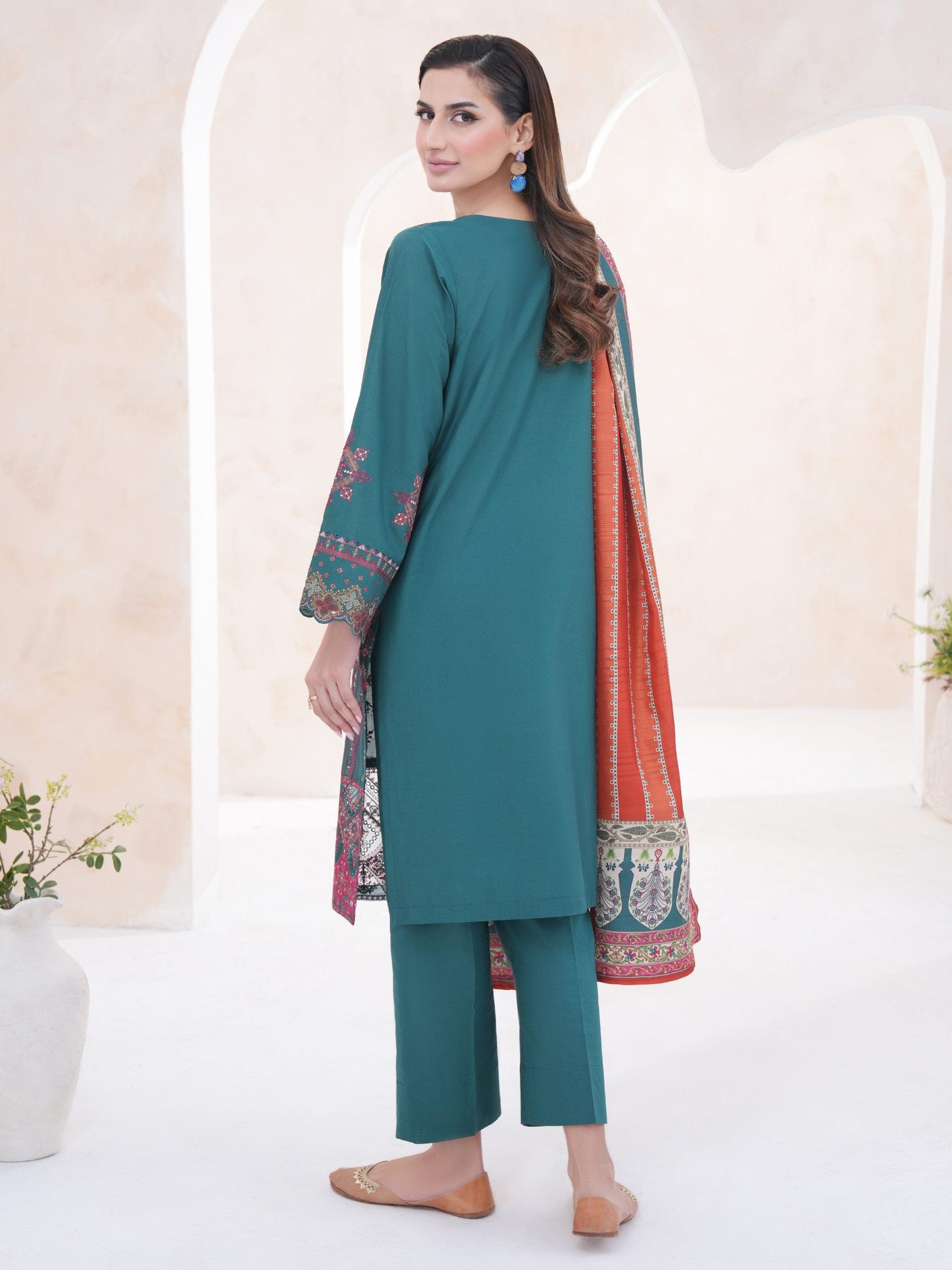 3 Piece Lawn Suit-Embroidered (Unstitched)