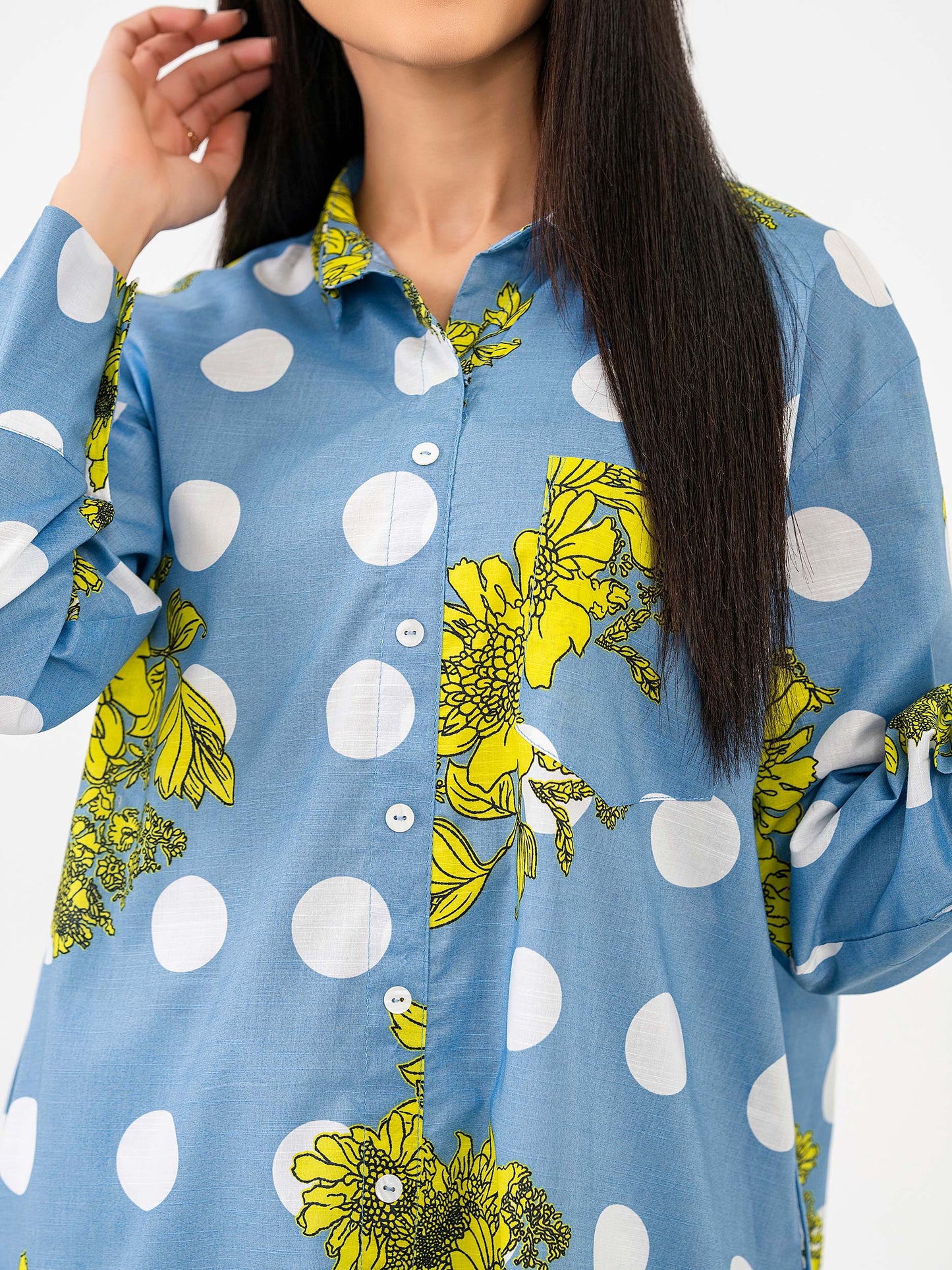 Lawn Shirt-Printed(Pret)