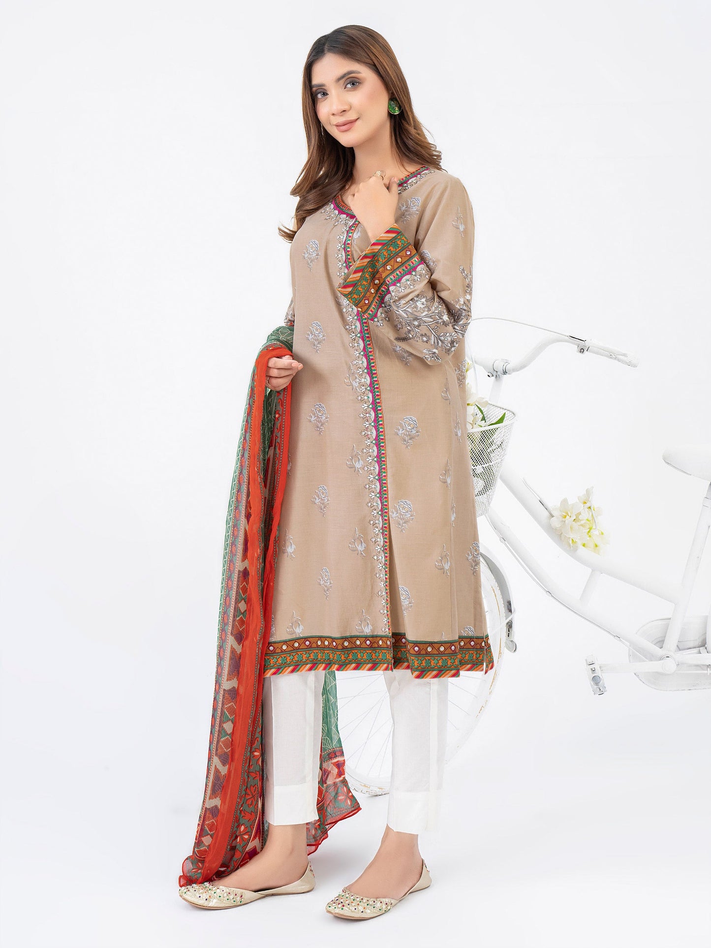 2 Piece Lawn Suit-Embroidered (Pret)