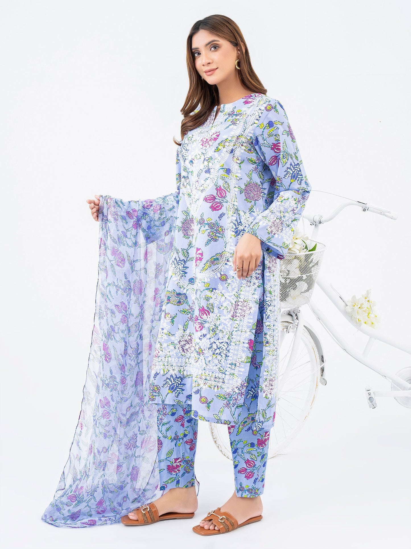 3 Piece Lawn Suit-Printed (Pret)