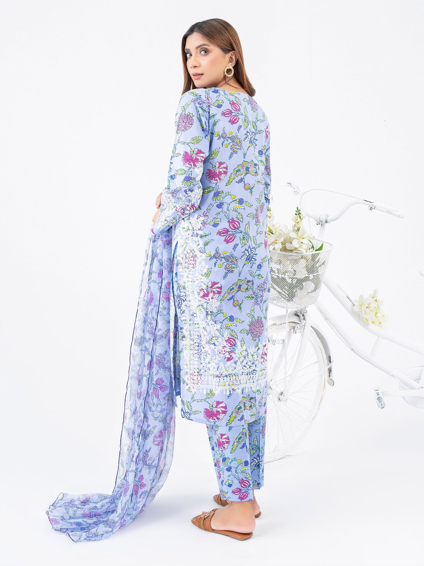 3 Piece Lawn Suit-Printed (Pret)