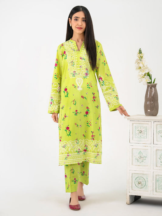 2 Piece Lawn Suit-Paste Print (Pret)