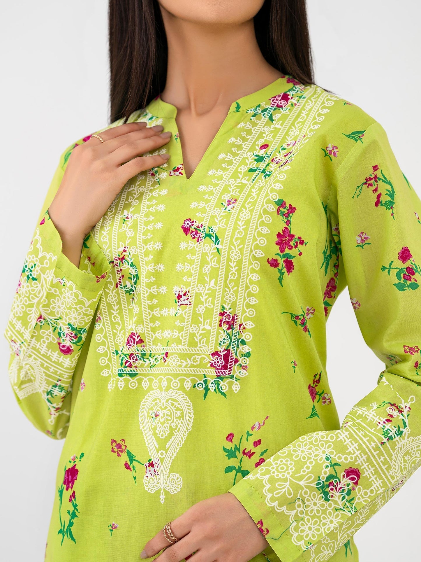 2 Piece Lawn Suit-Paste Print (Pret)